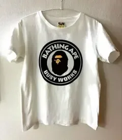 A BATHING APE Tシャツ レディース XS ホワイト エイプ