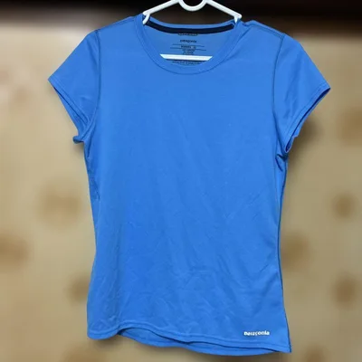 Patagonia レディース Tシャツ XS ブルー