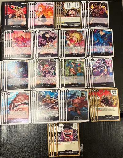 ワンピースカードゲーム 黒ルフィ デッキ まとめ売り