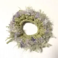 リース風 シュシュ ハンドメイド