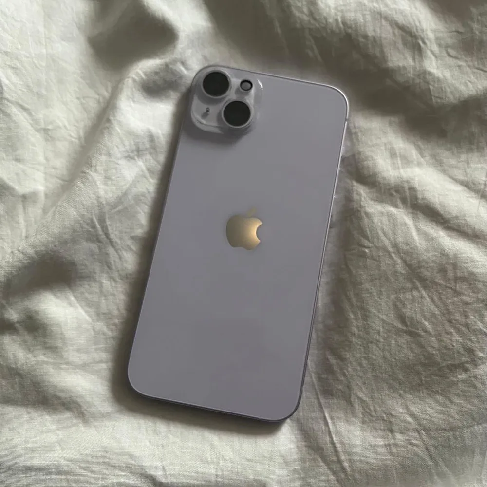 純正バッテリー100% iPhone 14 PLUS 128GB パープル