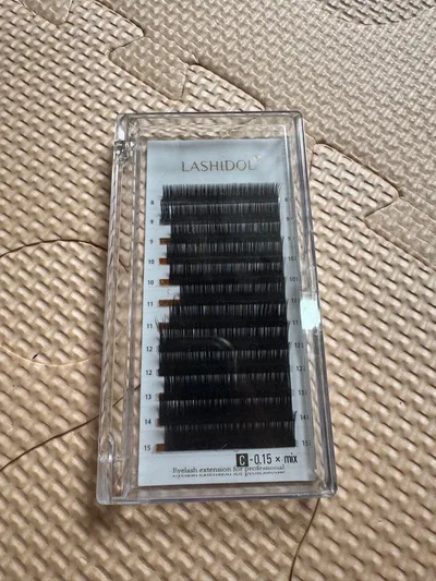 LASHIDOL まつげエクステ Cカール 0.15mm MIX