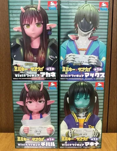 銀河特急ミルキー☆サブウェイ Vivit フィギュア 4点セット