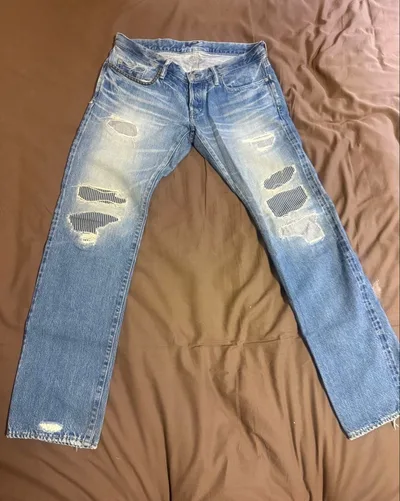 木村拓哉さん着用 HYSTERIC GLAMOUR ダメージ加工デニムパンツ