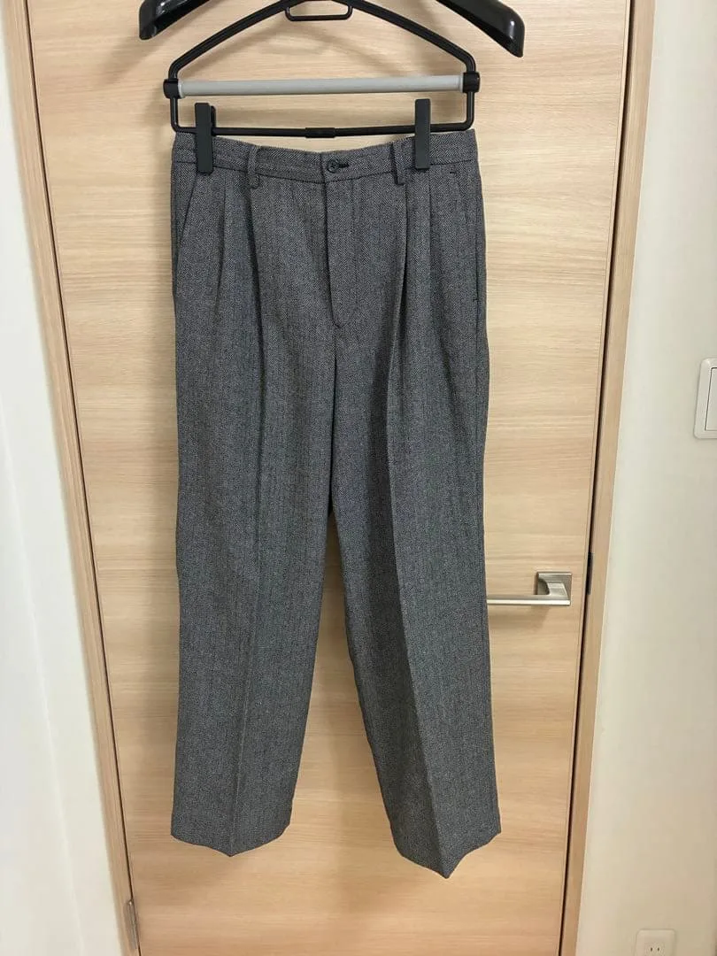 URBAN RESEARCH ヘリンボーン スラックス L