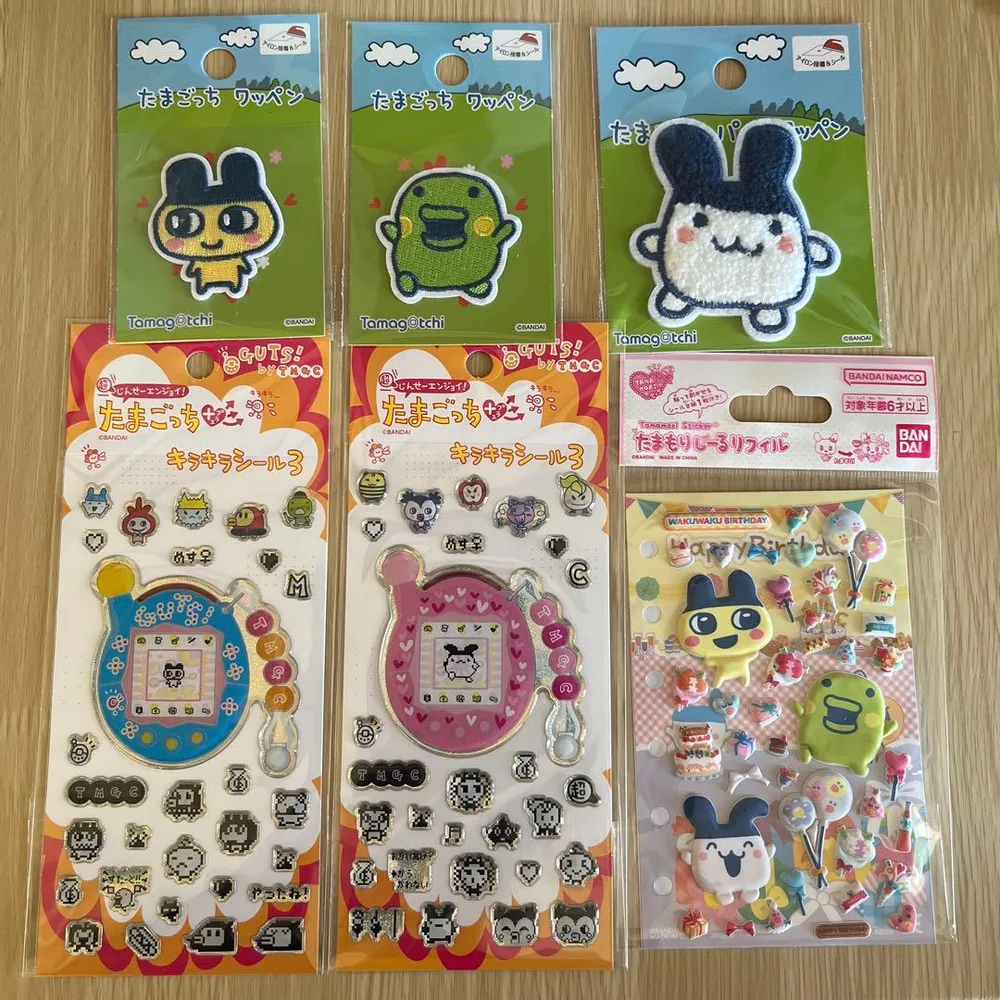 たまごっち シールセット パイルワッペン 刺繍ワッペン キラキラ たまもり