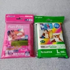 FUJIFILM Imageart L判 写真用紙 2点セット
