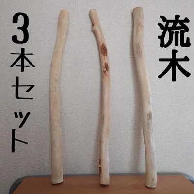 流木 約50cm 3本セット アドベントカレンダー ハンドメイド素材 #1