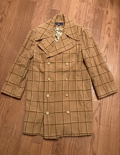 【希少品・美品・即日発送】Vintage ラルフローレン ウールコート キャメル