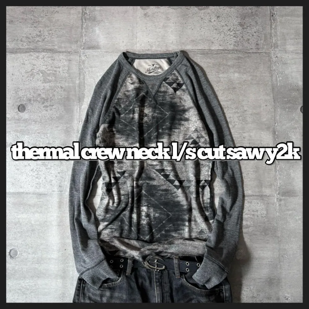 archive thermal crew neck l/s tee ortega