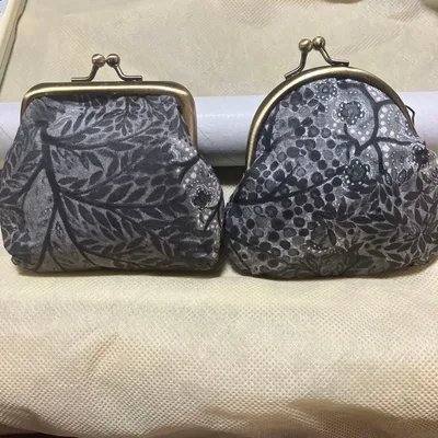กระเป๋าแฮนด์เมด ชุด 2 ชิ้น ผ้าลิเบอร์ตี้ ลายดอกไม้โมโนโทน