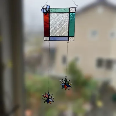 ステンドグラス サンキャッチャー