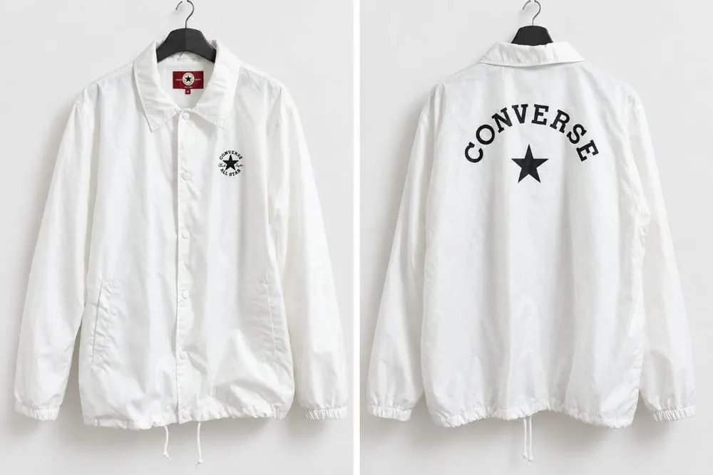 CONVERSE コーチジャケット ホワイト