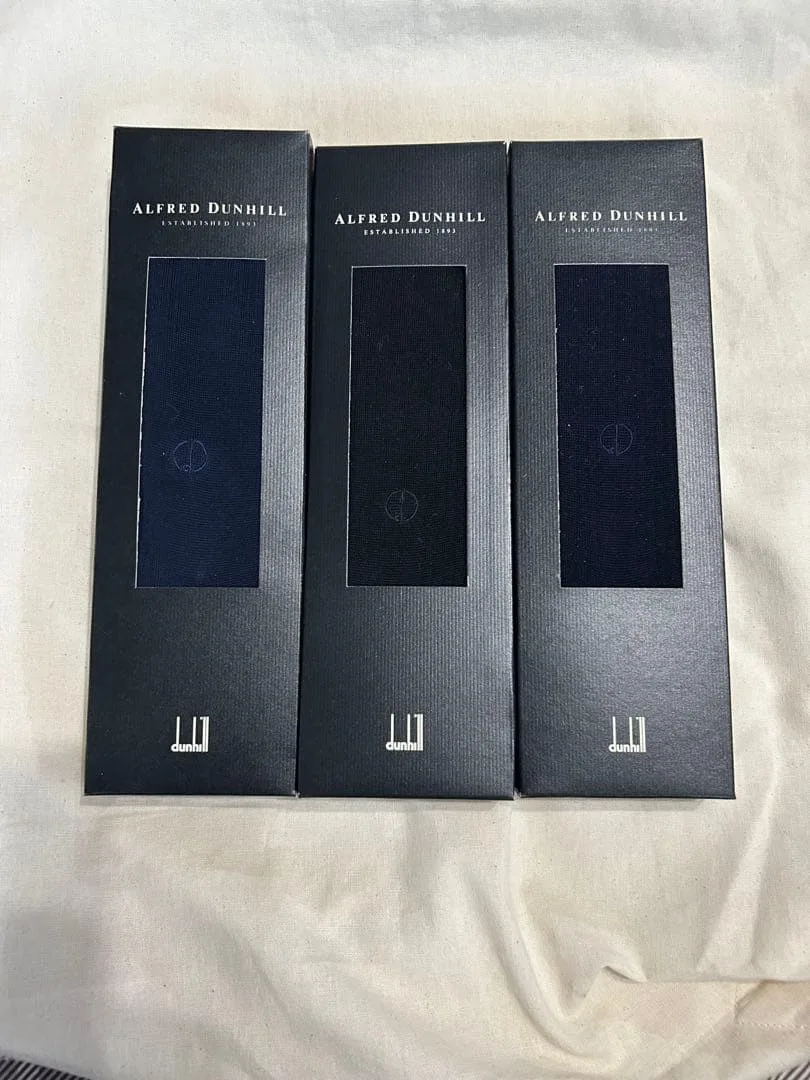 ALFRED DUNHILL メンズ ソックス 3足セット