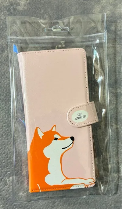 Galaxy S26 Ultra 柴犬 手帳型 ケース ピンク