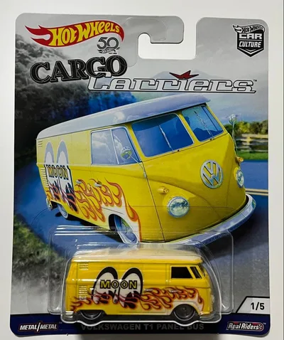 ホットウィール フォルクスワーゲン T1 パネルバス ムーンアイズ