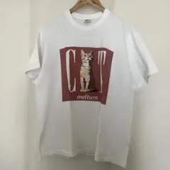 meltum CAT Tシャツ ホワイト