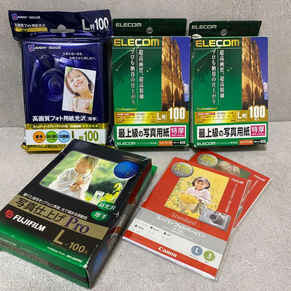 ELECOM maxell FUJIFILM 写真用紙