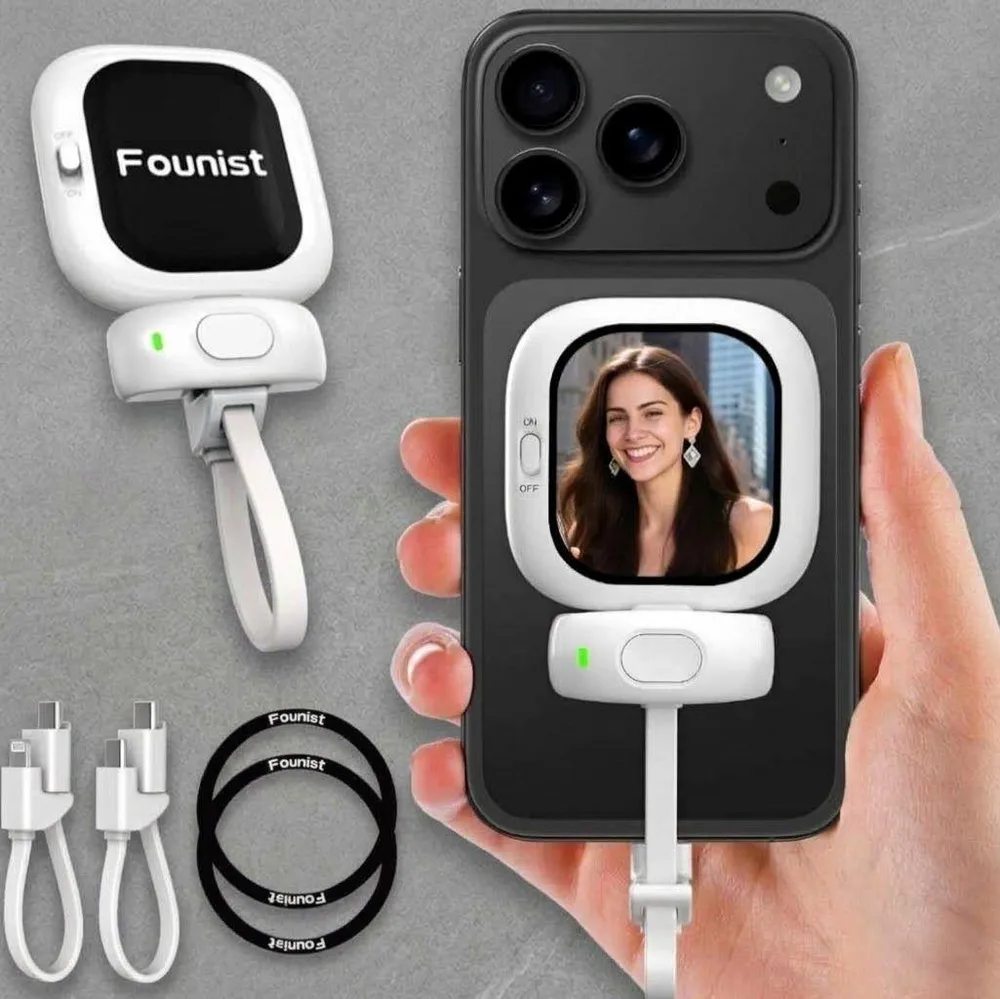 自撮りモニター iPhone背面カメラ用 Vlogmate Mini 液晶画面