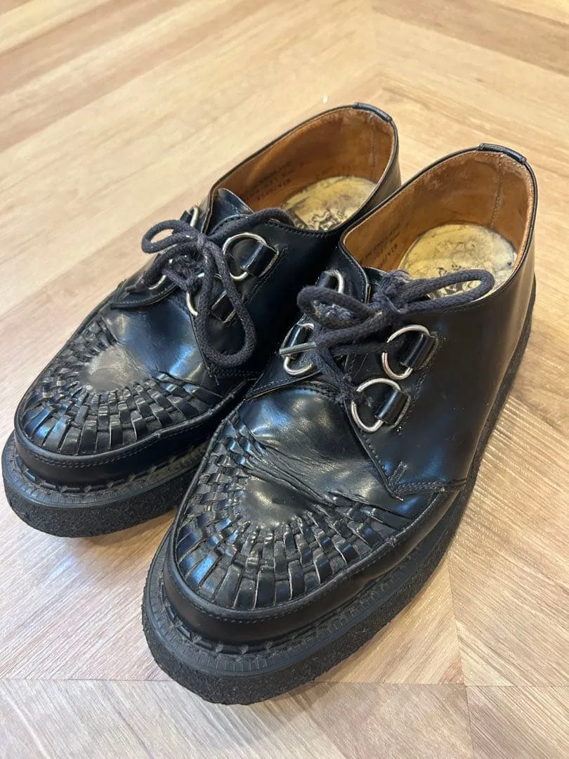 GEORGE COX ジョージコックス ラバーソール ブラック size7