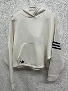 adidas パーカー アイボリー系