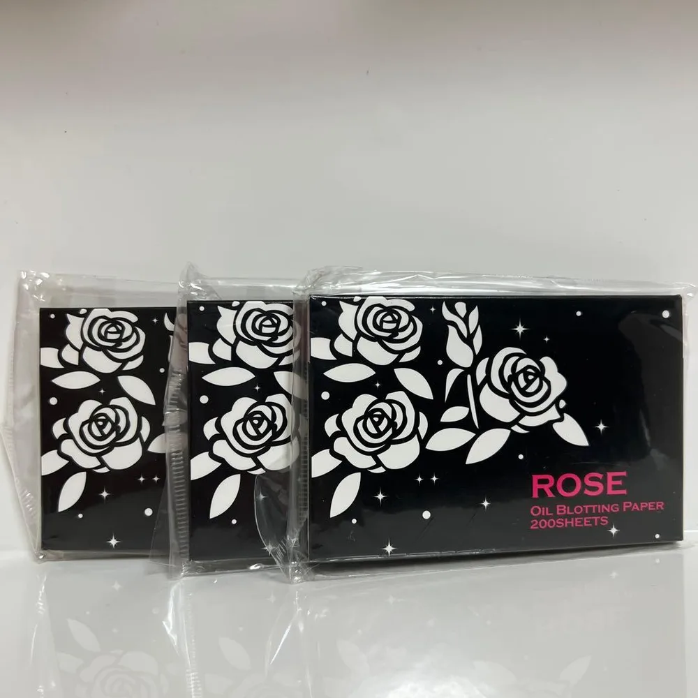 【新品・未開封】ROSE OIL BLOTTING PAPER 3個セット