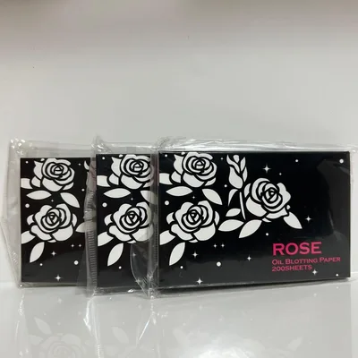 【新品・未開封】ROSE OIL BLOTTING PAPER 3個セット