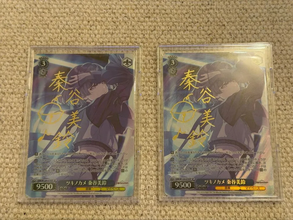 ヴァイスシュヴァルツ 学マス ツキノカメ 秦谷美鈴 sp サイン ×2枚