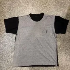 【300オク】④ GAP ポケットTシャツ 2トーン リメイク 古着