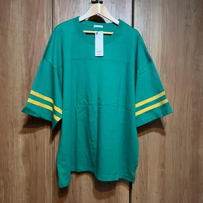 GU フットボールTシャツ グリーン L 新品