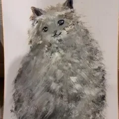 猫の絵画 アート作品