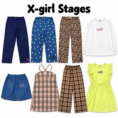 X-girl Stages 140cm 女の子 8点まとめ売り