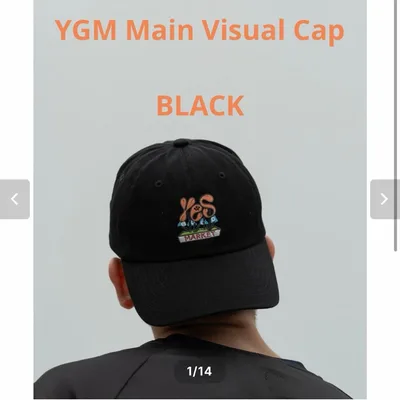 YGM Main Visual Cap BLACK