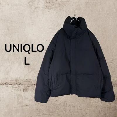 《UNIQLO U》パデッドボリュームジャケット 09 BLACK L