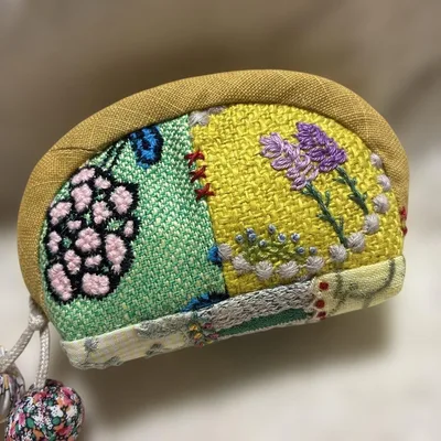 ハンドメイド★パッチワークコインケース ミナペルホネン