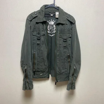 ☆diesel ディーゼル ジャケット アウター カーキ M