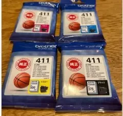 Brother 純正インクカートリッジ 411 4色セット