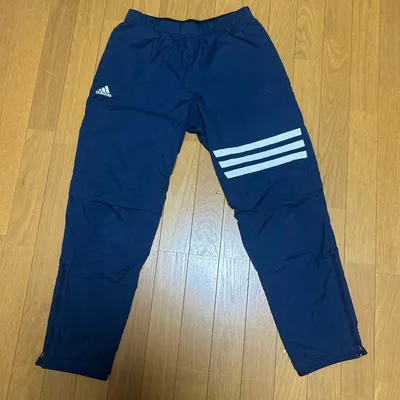 adidas ジャージ パンツ ネイビー ホワイト