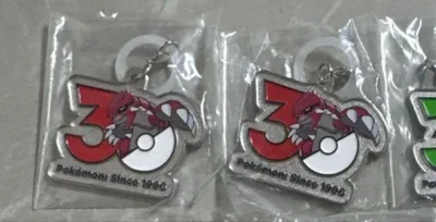 ポケモン 30周年 めじるしアクセサリー グラードン2個