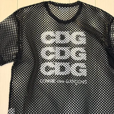 サイズS CDG OVERSIZED MESH Tシャツ コムデギャルソン