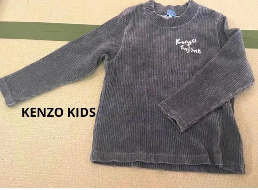 KENZO グレー コーデュロイ 120cm