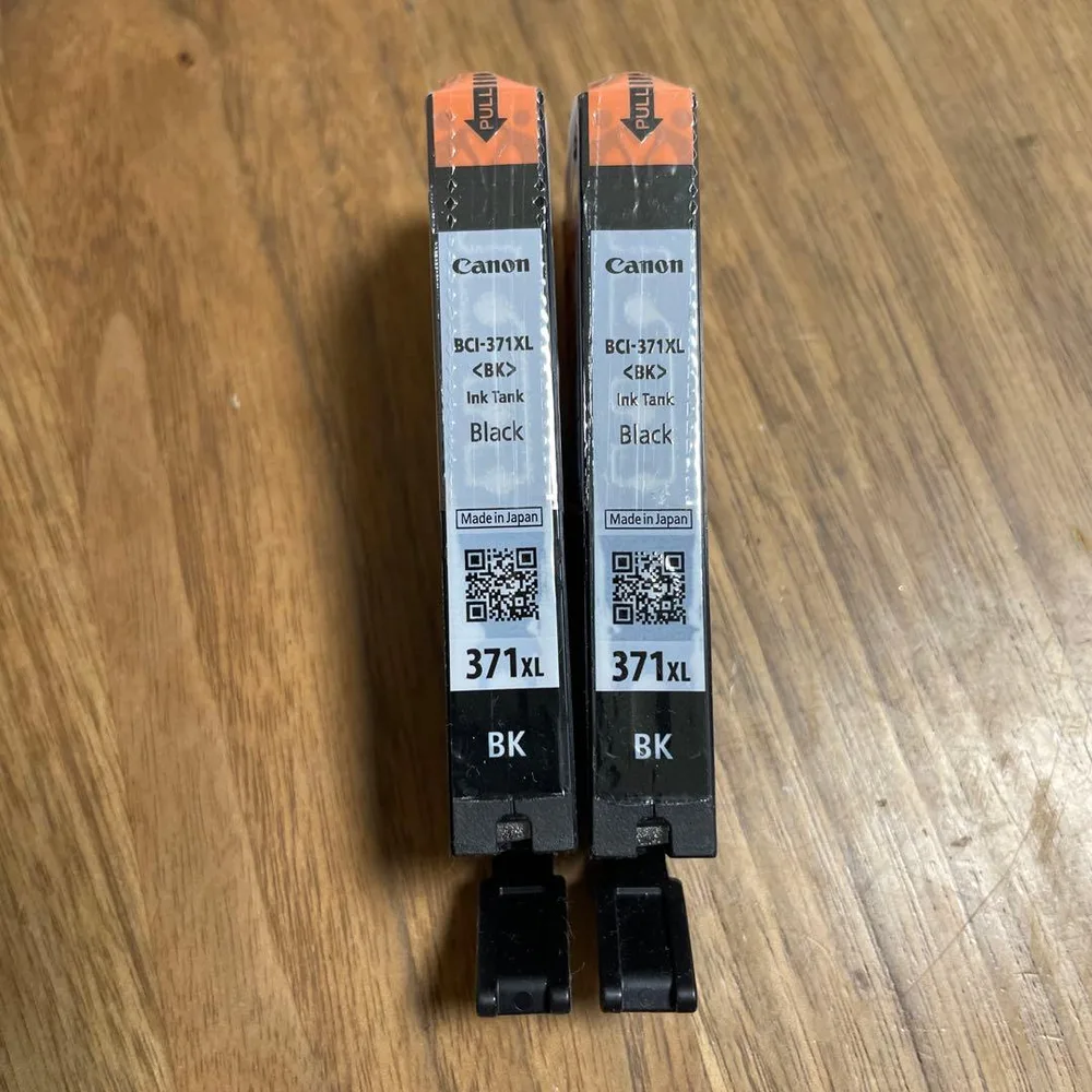 Canon BCI-371XL ブラックインクタンク 2個セット 純正