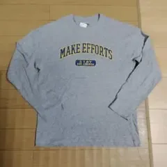 【未使用品】キッズ 長袖Tシャツ 160cm グレー