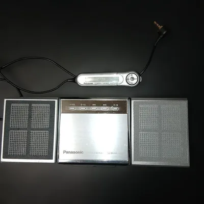 Panasonic MDプレーヤー SJ-MJ55 動作品 スピーカー付き