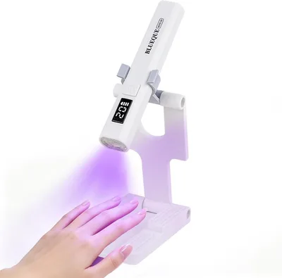 ネイルライト ペン型 UV LEDライト ジェルネイル レジン スタンド付