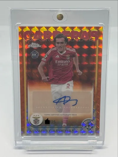 Topps Carreras カレーラス RC直筆サインカード /25