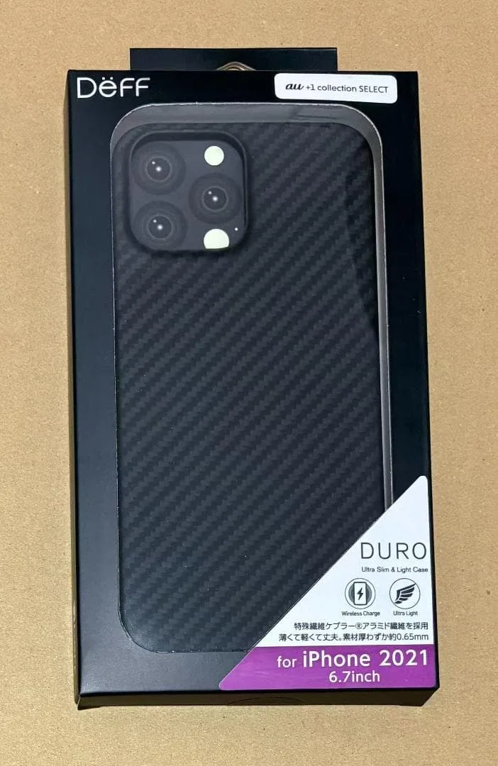 【757】新品 Deff DURO iPhone13ProMax アラミドケース