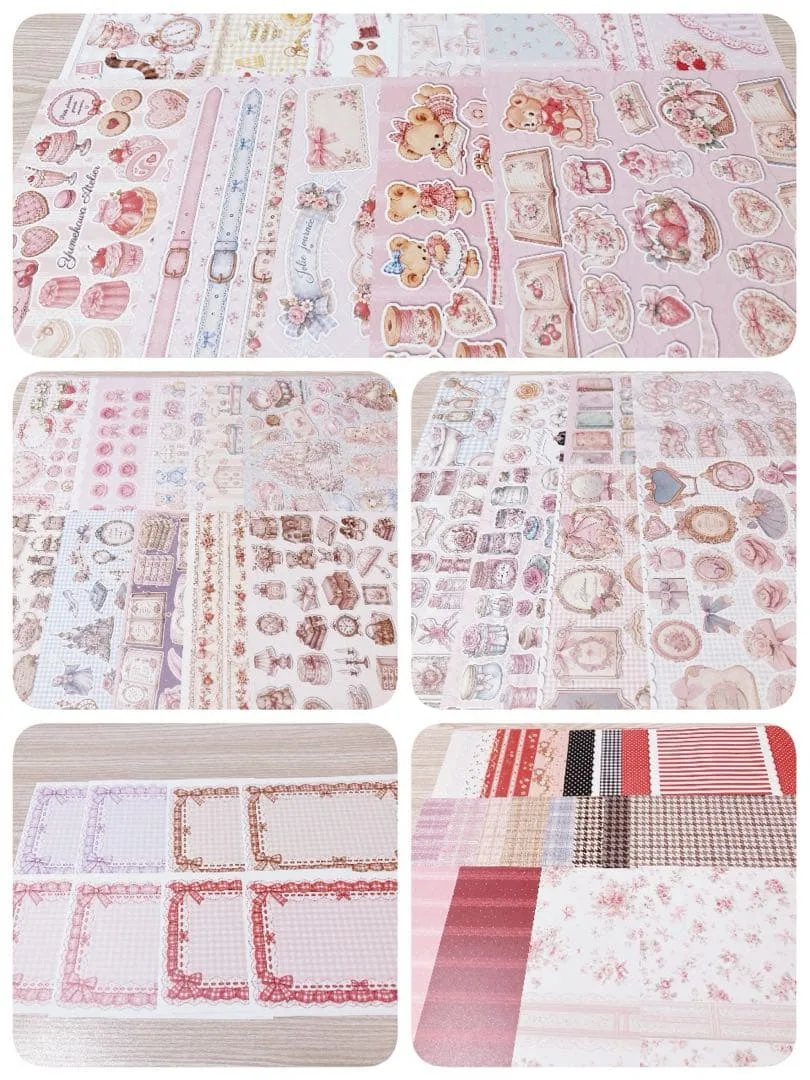 ゆめかわ工房様☆デザインペーパー コラージュシート まとめ売り