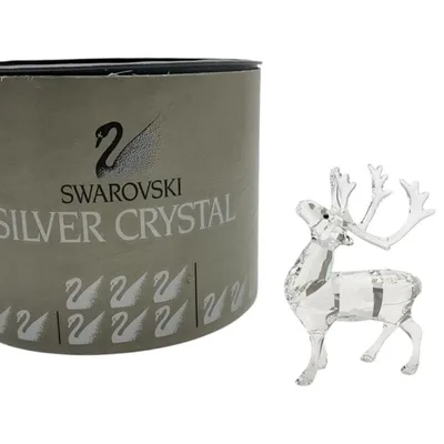 超美品 スワロフスキー サンタのトナカイ クリスマス 10-260801202