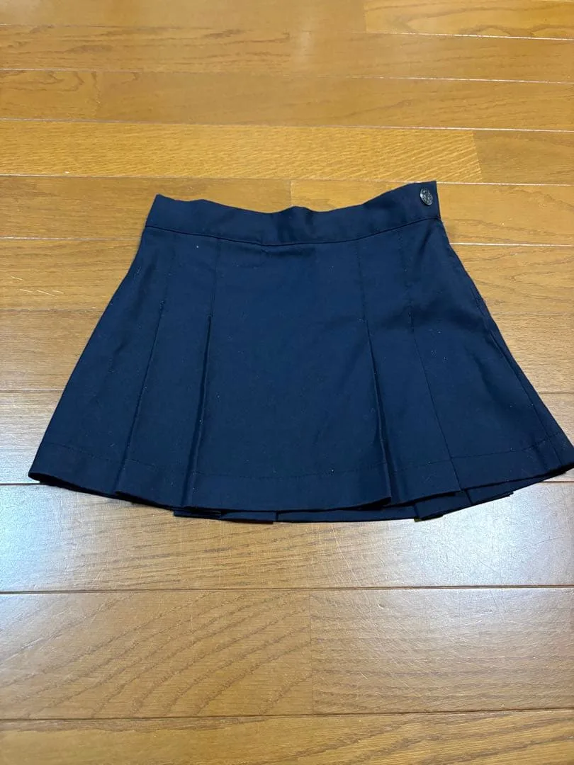 スクール ネイビー プリーツスカート 90cm 幼稚園 お受験